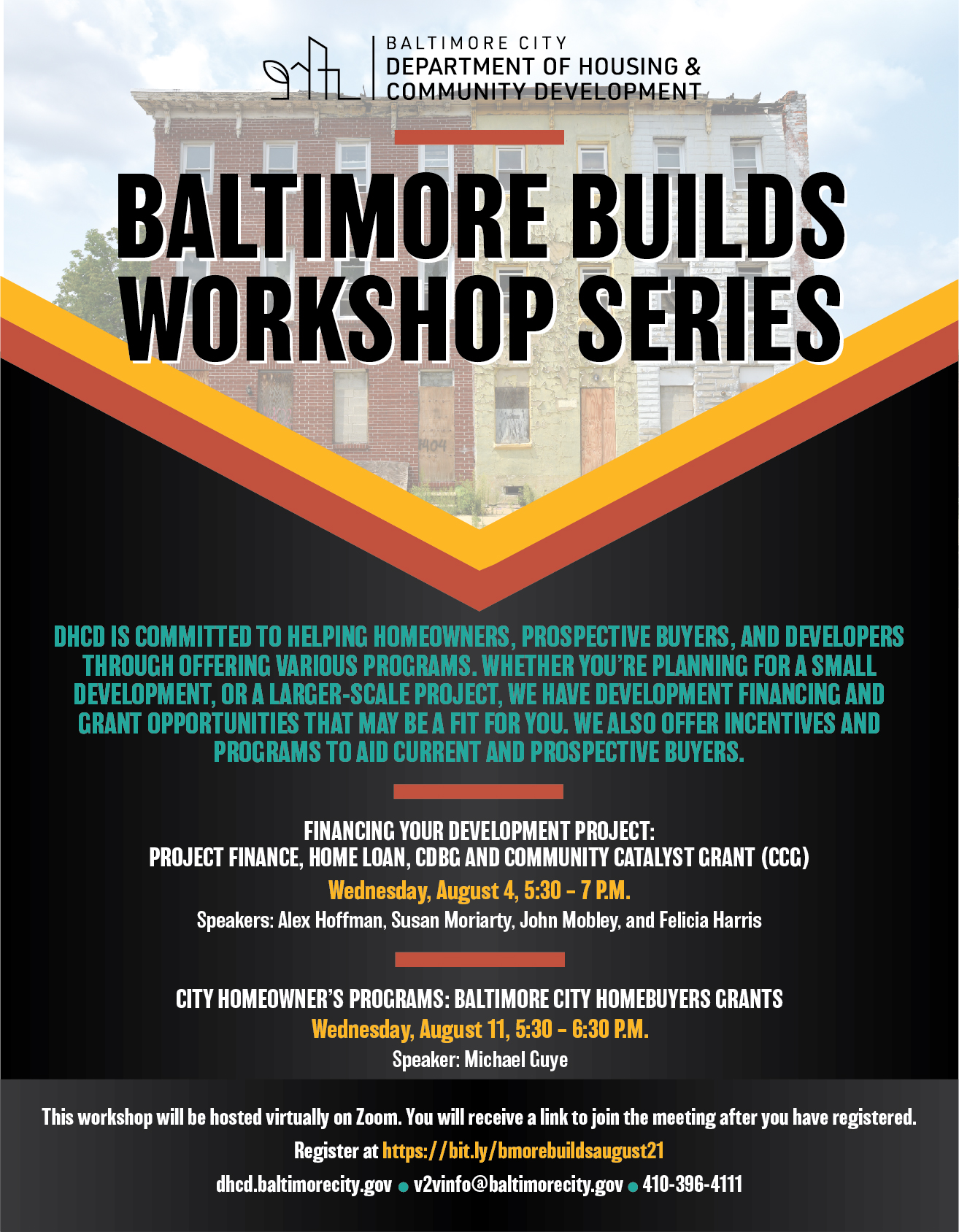 Baltimore Builds Flier-August 2021